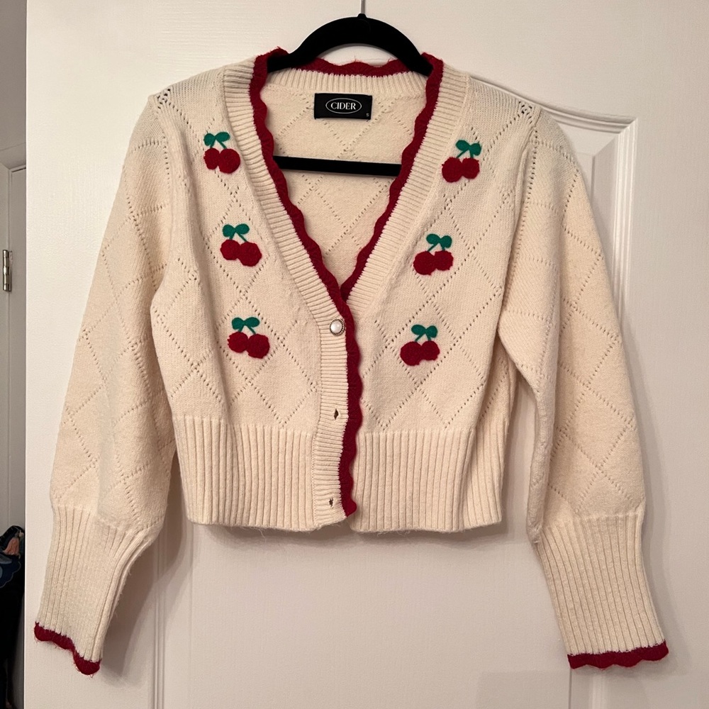 Cider cherry cardigan size Small.